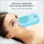 Awhoas USB Mini Portable Fan Rechargeable Eyelash Fan Dryer Electric Bladeless Handheld Air Conditioning Cooling Refrigeration Fan for Eyelash Extension(Blue) Awhoas USB Mini Portable Fan Rechargeable Eyelash Fan Dryer Electric Bladeless Handheld Air Conditioning Cooling Refrigeration Fan for Eyelash Extension(Blue)