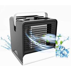 Portable Air Conditioner,Personal Air Cooler Misting Fan with 3-Speeds,Mini USB Portable Cooler Air Conditioning Fan,Quiet Mini Fan