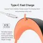 Personal Neck Fan, AUGYMER Portable Hand Free Mini USB Fan Rechargeable 12h Work Hanging Wearable Neckband Fans 5200mAh Battery Operated Camping Travel Indoor Outdoor Necklace Fan (Orange)