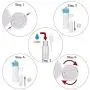 KOODER Handheld Fan, Mini Fan,Portable Misting Fan, USB Rechargeable Fan. 1200mAh Battery Operated for 6 Hrs Continuous Work. (Blue) KOODER Handheld Fan, Mini Fan,Portable Misting Fan, USB Rechargeable Fan. 1200mAh Battery Operated for 6 Hrs Continuous Work. (Blue)