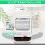 Covoi Portable Air Conditioner Fan- Personal Air Cooler Fan with 3 Wind Speeds Air Humidifier,4000 mAh Power Rechargeable Mini Air Conditioner Fan with Light for Room Home Office