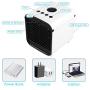 Air Cooler, 5-in-1 Portable Air Conditioner with LED Light and Purifier, Mini Personal Evaporative Cooler for Home & Office Desk Outdoors Travel