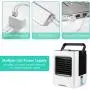 Portable Air Conditioner, Evaporative Personal Desk Fan, Quiet Air Cooler Misting Fan, 3 Wind Speed Desktop Air Conditioner Fan for Home, Office, Room