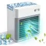Portable Air Conditioner, Personal Air Cooler Fan, 2000 mAh Power Rechargeable Mini Air Conditioner, Evaporative Compac Air Cooler Fan, 3 Speeds 7 Colors Night Light for Home, Office and Room White Portable Air Conditioner, Personal Air Cooler Fan, 2000 mAh Power Rechargeable Mini Air Conditioner, Evaporative Compac Air Cooler Fan, 3 Speeds 7 Colors Night Light for Home, Office and Room White