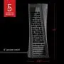 Vornado HELIX1 Personal Tower Fan with 3 Speed Settings, Touch Controls, Small Footprint, Black