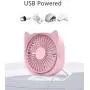 Personal Desk Fan Small Quiet USB Plug in, Mini Portable Table Fans for Sleeping Bedroom Nightstand, 3 Speeds Adjustable, Rotatable, Anti-slip, Fast Cooling for Home Office Dorm Work Travel (Pink) Personal Desk Fan Small Quiet USB Plug in, Mini Portable Table Fans for Sleeping Bedroom Nightstand, 3 Speeds Adjustable, Rotatable, Anti-slip, Fast Cooling for Home Office Dorm Work Travel (Pink)