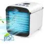 Personal Air Conditioner, 5 in 1 Personal Evaporative Cooler, Portable Air Cooler with 7 Colors LED Light and 3 Speed Desktop Cooling Fan for Home, Room, Office