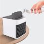 Mini Portable Air Cooling Fan Humidifier, USB Portable Air Conditioner with Led Light,for Office, Room Desk Top