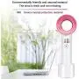 Fantexy Portable USB Rechargeable Creative Mini Fan, Eyelash Fan Dryer Bladeless Handheld Fan for Eyelash Extension, Small Air Conditioning Blower Fan for Eyelash Extension(White) Fantexy Portable USB Rechargeable Creative Mini Fan, Eyelash Fan Dryer Bladeless Handheld Fan for Eyelash Extension, Small Air Conditioning Blower Fan for Eyelash Extension(White)