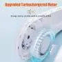 NORMIA RITA [Instant Cooling] Personal Air Conditioner Neck Fan Built-in Refrigerating Chip Wearable Cooling Fan with 360° Wind Outlet Portable Hang Neck Fan for Hot Flashes