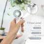 Mr. Lei Handheld Fan, Portable Mini Small Personal Fan With USB Rechargeable Battery Operated And 3 Adjustable Speed, Hand Held Fan For Girls Women Men Home Office Indoor Outdoor Travelling (White) Mr. Lei Handheld Fan, Portable Mini Small Personal Fan With USB Rechargeable Battery Operated And 3 Adjustable Speed, Hand Held Fan For Girls Women Men Home Office Indoor Outdoor Travelling (White)