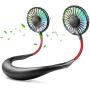 MZTDYTL Portable Fan, Hand Free Mini USB Small Personal Fan with Rechargeable Bettery Operated Neck Fan with 3 Speed Color Changing LED 360°Free Rotation for Sports,Office,Outdoor,Travel,Home MZTDYTL Portable Fan, Hand Free Mini USB Small Personal Fan with Rechargeable Bettery Operated Neck Fan with 3 Speed Color Changing LED 360°Free Rotation for Sports,Office,Outdoor,Travel,Home