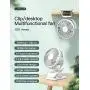 MISSUE Clip On Desk Fan, Baby Safe Stroller Fan, USB & Battery Operated Fan with 3 Speed for Child, Men, Women, 3000mAh Rechargeable Battery Included MISSUE Clip On Desk Fan, Baby Safe Stroller Fan, USB & Battery Operated Fan with 3 Speed for Child, Men, Women, 3000mAh Rechargeable Battery Included