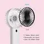 Handheld Fan,with Cell Phone Holder,Ajustable Angle Wind Small,Mini USB Fan Portable Personal Desk Desktop Fan 3 Speed Rechargeable Battery Up to 7 Hours for Outdoor,Camping,Hiking,Office(White) Handheld Fan,with Cell Phone Holder,Ajustable Angle Wind Small,Mini USB Fan Portable Personal Desk Desktop Fan 3 Speed Rechargeable Battery Up to 7 Hours for Outdoor,Camping,Hiking,Office(White)