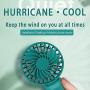 Fortyone Handheld small fan,Portable Handheld Fan,Rechargeable Handheld Personal Fan Small Hand Held Battery Fan, Mini Personal Fan Rechargeable Portable Travel Fan 3 Settings[Dark green]