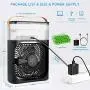 Portable Air Conditioner Fan, Personal Mini Air Conditioner Desk Cooling Fan with 900ml Water Tank, 1/2/3 H Timer, 3 Wind Speeds and 3 Spray Modes for Bedroom, Office, Small Room, Travel Portable Air Conditioner Fan, Personal Mini Air Conditioner Desk Cooling Fan with 900ml Water Tank, 1/2/3 H Timer, 3 Wind Speeds and 3 Spray Modes for Bedroom, Office, Small Room, Travel