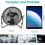 Desk Fan, USB Fan With Enhanced Airflow 6 Inch Small Desk fan with Quiet Operation Portable Mini Table Fan for office/Desk/Bedroom/Home Desk Fan, USB Fan With Enhanced Airflow 6 Inch Small Desk fan with Quiet Operation Portable Mini Table Fan for office/Desk/Bedroom/Home