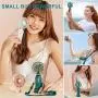 smartelf Handheld Fan, 4800mAh Battery Operated Mini Portable Personal Cooling Fan USB Rechargeable Wearable Hanging Neck Fans for Women Men, Multi-Functional, 6-20 Hours Strong Airflow 3 Speeds-Green smartelf Handheld Fan, 4800mAh Battery Operated Mini Portable Personal Cooling Fan USB Rechargeable Wearable Hanging Neck Fans for Women Men, Multi-Functional, 6-20 Hours Strong Airflow 3 Speeds-Green