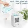 Portable Air Conditioner, 120°Auto Oscillation Personal Mini Air Cooler with 3 Wind Speeds, 700ML Water Tank, 5000mAh Battery Operated Evaporative Air Cooler, Perfect for Home Office Outdoor Portable Air Conditioner, 120°Auto Oscillation Personal Mini Air Cooler with 3 Wind Speeds, 700ML Water Tank, 5000mAh Battery Operated Evaporative Air Cooler, Perfect for Home Office Outdoor