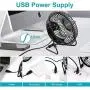 Desk Fan, USB Fan With Enhanced Airflow 6 Inch Small Desk fan with Quiet Operation Portable Mini Table Fan for office/Desk/Bedroom/Home Desk Fan, USB Fan With Enhanced Airflow 6 Inch Small Desk fan with Quiet Operation Portable Mini Table Fan for office/Desk/Bedroom/Home