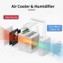 Portable Air Conditioner Fan, 3 in 1 Personal Air Cooler and Humidifier, Quiet USB Air Cooler Desk Fan with 2 Speeds and LED Light, Mini Purifier for Home Room Office Portable Air Conditioner Fan, 3 in 1 Personal Air Cooler and Humidifier, Quiet USB Air Cooler Desk Fan with 2 Speeds and LED Light, Mini Purifier for Home Room Office