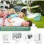 Portable Air Conditioner, Mini Fan Air Cooler Fan with 3 Wind Speeds and with 3 Spray Modes, Personal Space Humidifier with Handle Suitable for Bedroom/Office/Dorm/Camping