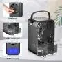 HAUEA Personal Air Cooler Portable Air Conditioning Fan, 3 in 1 Mini Evaporative Cooler with 7 Colors Night Light and 2H/4H Timer, 3 Wind Speeds Mini Air Conditioner, Perfect for Home Office Bedroom HAUEA Personal Air Cooler Portable Air Conditioning Fan, 3 in 1 Mini Evaporative Cooler with 7 Colors Night Light and 2H/4H Timer, 3 Wind Speeds Mini Air Conditioner, Perfect for Home Office Bedroom