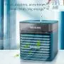 BBG Portable Evaporative Cooler, Mini Air Conditioner Fan with 3 Speeds 7 Colors LED Light, Direct Water Injection, Personal Space Air Conditioner For Office Desk, Room(Blue) BBG Portable Evaporative Cooler, Mini Air Conditioner Fan with 3 Speeds 7 Colors LED Light, Direct Water Injection, Personal Space Air Conditioner For Office Desk, Room(Blue)