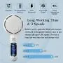 Mini Handheld Fan, Battery Operated Rechargeable Portable Fan with LED Light Makeup Mirror, Bladeless Small Personal Fan 3 Speeds Eyelash Fan for Women Girls Outdoor Travel (White) Mini Handheld Fan, Battery Operated Rechargeable Portable Fan with LED Light Makeup Mirror, Bladeless Small Personal Fan 3 Speeds Eyelash Fan for Women Girls Outdoor Travel (White)