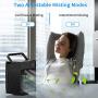 Portable Air Conditioner Fan, Personal Air Cooler Desk Fan Mini Evaporative Cooler Fan with Handle, 120°Auto Oscillation, 3 Adjustable Speeds, 4000mAh Rechargeable Battery Operated (Black)