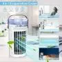 Portable Air Conditioner Fan, MAXROCK Personal Mini Evaporative Air Cooler 3 Speed Super Quiet Desk Air Cooling Fan 7 Colors LED Light Humidifier for Small Room Home Office Camping Car Outdoor Portable Air Conditioner Fan, MAXROCK Personal Mini Evaporative Air Cooler 3 Speed Super Quiet Desk Air Cooling Fan 7 Colors LED Light Humidifier for Small Room Home Office Camping Car Outdoor
