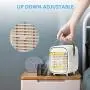 Portable Air Conditioner, Likmic Personal Air Cooler with 3 Speed, Cooling fan with Atomization & Spray timing function, Mini AC for Home Office Bedroom, Kitchen, Dorm, Car, Camping Tent, etc.