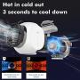 Xdronray Portable Air Conditioner, Noiseless Evaporative Air Fan Rechargeable USB Desk Fan with 3 Speeds, LED Night, Office Cooler Humidifier & Purifier for Home Dorm Bedroom