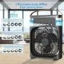 Portable Air Conditioner Fan, Personal Mini Small Evaporative Air Cooler Desktop Cool Mist Humidifier with 7 Colors LED Light, 1/2/3 H Timer, 3 Speeds & 3 Spray Modes for Room Office Home Travel