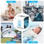 Personal Air Conditioner, 5 in 1 Personal Evaporative Cooler, Portable Air Cooler with 7 Colors LED Light and 3 Speed Desktop Cooling Fan for Home, Room, Office