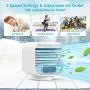 Viopic Personal Air Conditioner, 4 in1 Rechargeable 2000mAh Portable Air Conditioner Air Cooler & Humidifier & Purifier, 100% Leakproof Design Evaporative Cooler Fan with 3 Speeds for Home and Office-with Water tank Viopic Personal Air Conditioner, 4 in1 Rechargeable 2000mAh Portable Air Conditioner Air Cooler & Humidifier & Purifier, 100% Leakproof Design Evaporative Cooler Fan with 3 Speeds for Home and Office-with Water tank