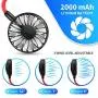 Portable Neck Fan Hand Free Personal Mini Fans USB neck hang fan, 360 Degree Free Rotation personal cooling fan handheld portable fans,Wearable neck fan Suitable for Traveling ,Sports, Office(Black) Portable Neck Fan Hand Free Personal Mini Fans USB neck hang fan, 360 Degree Free Rotation personal cooling fan handheld portable fans,Wearable neck fan Suitable for Traveling ,Sports, Office(Black)