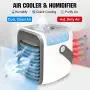 Portable Air Conditioner | HLTJAN Rechargeable Evaporative Air Cooler with Humidifier & Air Purifier & 7 Color Night Light l Persona Mini Air Conditioner Desk Fan for Home Office Bedroom Portable Air Conditioner | HLTJAN Rechargeable Evaporative Air Cooler with Humidifier & Air Purifier & 7 Color Night Light l Persona Mini Air Conditioner Desk Fan for Home Office Bedroom