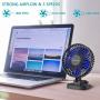 OPOLAR USB Desk Fan, Small but Mighty, Quiet Portable Fan for Desktop Office Table, 40° Adjustment for Better Cooling, 3 Speeds, 4.9 ft Cord