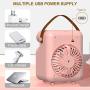 Portable Air Conditioner Fan, CEENFFO Personal Air Cooler 3-in-1 Mini Conditioner 3 Wind Speed, 3 Colors Desktop Air Conditioner with Handle for Home/Office/Room/Outdoor Portable Air Conditioner Fan, CEENFFO Personal Air Cooler 3-in-1 Mini Conditioner 3 Wind Speed, 3 Colors Desktop Air Conditioner with Handle for Home/Office/Room/Outdoor
