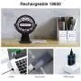 SkyGenius Battery Operated Clip on Mini Desk Fan, Black SkyGenius Battery Operated Clip on Mini Desk Fan, Black