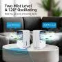 Portable Air Conditioner, AUZKIN Evaporative Air Cooler Desk Fan with 3 Speeds, Oscillating Mist Humidifier with 2 Mist Adjustment for Room, Office, Bedroom