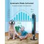 Tower Fan with Remote - Dreo 90° Wide Oscillating Fans for Bedroom, 42 inch, 6 Speeds, 3+1 Modes, Large LED Display, Touch Control, 12H Timer, Quiet Bladeless Floor Fan Standing Fans for Home Office