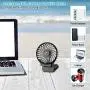 YND Handheld Fan Mini Fan 4000mAh Portable Fan with LCD Display USB Personal Fan with Lanyard Battery Operated Fan 4 Speeds Adjustable Foldable Desk Fan for Office Home Outdoor Travel Camping YND Handheld Fan Mini Fan 4000mAh Portable Fan with LCD Display USB Personal Fan with Lanyard Battery Operated Fan 4 Speeds Adjustable Foldable Desk Fan for Office Home Outdoor Travel Camping