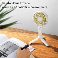 Mini Handheld Fan,Personal Portable Fan with 3 Speeds,Adjustable Angle 2000mah USB Desk Fan For Girls Women Kids Outdoor Travelling or Indoor Office Home