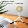 Mini Handheld Fan,Personal Portable Fan with 3 Speeds,Adjustable Angle 2000mah USB Desk Fan For Girls Women Kids Outdoor Travelling or Indoor Office Home