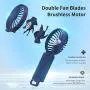 VHENJOY Personal Fan, 2 in 1 Handheld and Desktop Fan, Two sets of fan blades Portable Fan, 4 Speeds Airflow Mini Fan with Rechargeable Batteries, 4-12 Hours Working Time for Home Office Travel(Blue) VHENJOY Personal Fan, 2 in 1 Handheld and Desktop Fan, Two sets of fan blades Portable Fan, 4 Speeds Airflow Mini Fan with Rechargeable Batteries, 4-12 Hours Working Time for Home Office Travel(Blue)