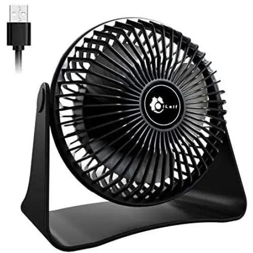 iLaif USB Small Desk Fan 6 Inch Portable Fan 3 Speed Strong Airflow Quiet Operation 360° Rotate Mini Personal Small Table Fan for Bedroom, Home, Office iLaif USB Small Desk Fan 6 Inch Portable Fan 3 Speed Strong Airflow Quiet Operation 360° Rotate Mini Personal Small Table Fan for Bedroom, Home, Office