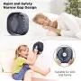 Mini USB Desk Fan Battery Operated, Duoai 2500mAh Desktop Rechargeable Small Quiet Personal Fans Portable with 360°Rotation 3 Speeds for Office Home Library Dorm Bedroom Car Outdoor Travel, Blue Mini USB Desk Fan Battery Operated, Duoai 2500mAh Desktop Rechargeable Small Quiet Personal Fans Portable with 360°Rotation 3 Speeds for Office Home Library Dorm Bedroom Car Outdoor Travel, Blue