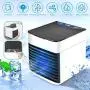 Portable Air Conditioner, Quiet USB Air Cooler with 3-Speed, Personal Air Conditioner with LED Light for Small Room/Office/Dorm/Bedroom Portable Air Conditioner, Quiet USB Air Cooler with 3-Speed, Personal Air Conditioner with LED Light for Small Room/Office/Dorm/Bedroom